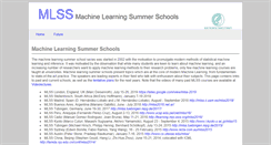Desktop Screenshot of mlss.cc